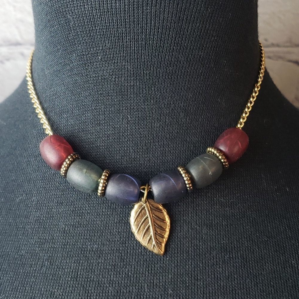 ‎Fall Leaf Necklace